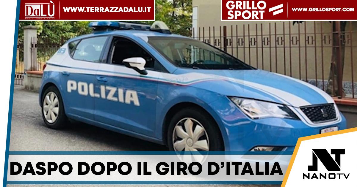 Invadono il percorso del Giro d’Italia a San Vitaliano: due DASPO per giovani tifosi