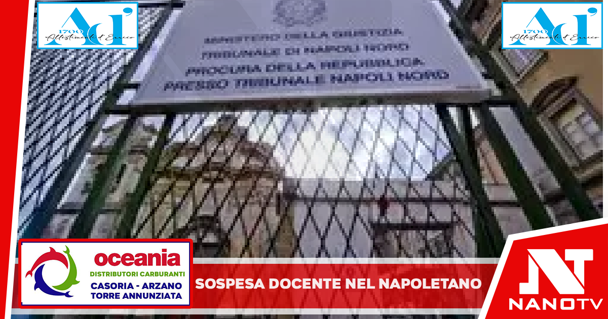 Offese e minacce ai suoi alunni, sospesa docente nel Napoletano