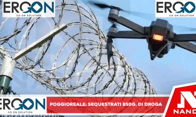 Nel carcere di Poggioreale sequestrati 850 gr di droga trasportati da drone