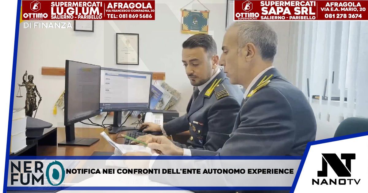 Militari del Nucleo di Polizia Economico-Finanziaria della Guardia di Finanza di Napoli, hanno notificato un invito a dedurre nei confronti dell’Ente Autonomo Giffoni Experience