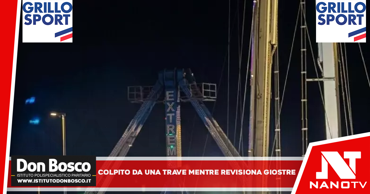 Colpito da una trave mentre revisiona giostra, grave 26enne ad Avellino