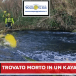 Trovato morto in un kayak ribaltato nel fiume