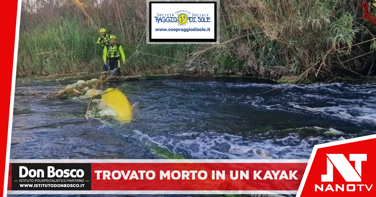 Trovato morto in un kayak ribaltato nel fiume