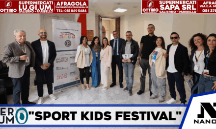 Presentato a Palazzo San Giacomo lo “Sport Kids Festival”: il 16 maggio Piazza Municipio diventa la capitale dello sport per i più piccoli