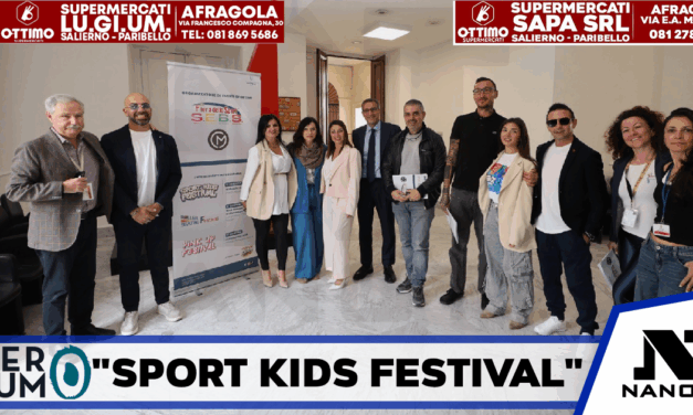 Presentato a Palazzo San Giacomo lo “Sport Kids Festival”: il 16 maggio Piazza Municipio diventa la capitale dello sport per i più piccoli