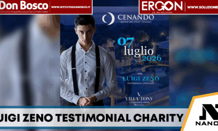 Luigi Zeno testimonial di “Cenando sotto un Cielo Diverso”: a Ercolano la serata charity dedicata alla solidarietà