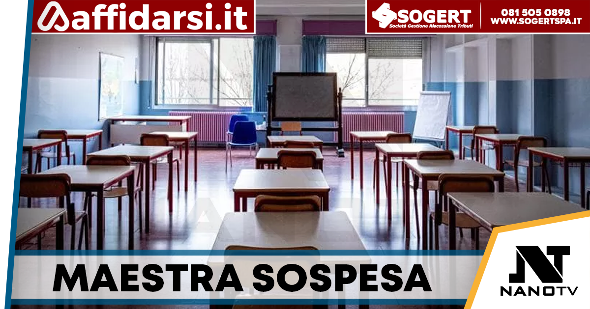 Sant’Antimo, maestra sospesa: accuse di maltrattamenti sugli alunni