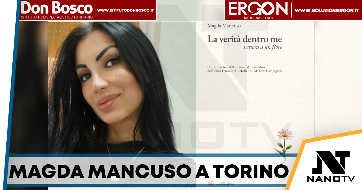 Magda Mancuso presenta “La verità dentro me” al Salone del Libro di Torino