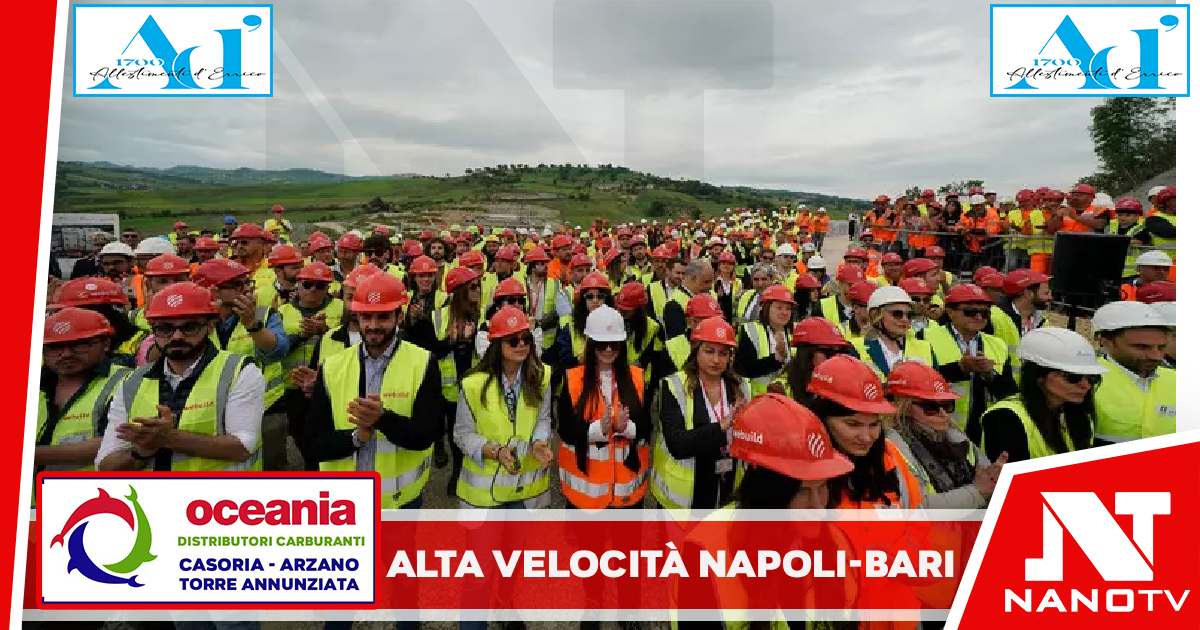 Alta velocità Napoli-Bari, giù l’ultimo diaframma della galleria Rocchetta di 6,5 Km