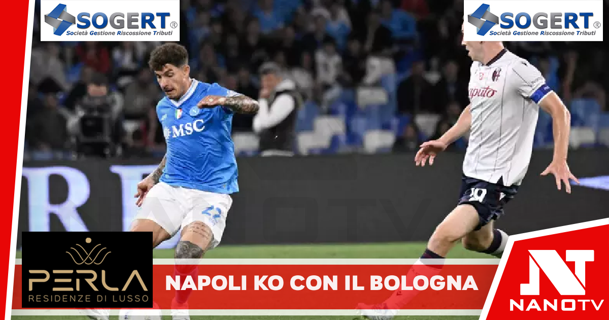 Napoli ko con il Bologna, qualificazione Champions rinviata