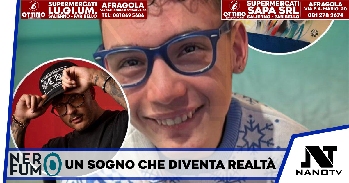 Un sogno che aspetta di diventare realtà: Pasquale, 14 anni, sogna un abbraccio con Geolier