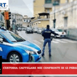 Napoli: Per delega del Procuratore Distrettuale di Napoli la Squadra Mobile di Napoli ha eseguito una ordinanza di custodia cautelare nei confronti di 12 persone