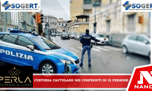 Napoli: Per delega del Procuratore Distrettuale di Napoli la Squadra Mobile di Napoli ha eseguito una ordinanza di custodia cautelare nei confronti di 12 persone