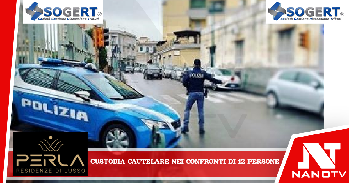 Napoli: Per delega del Procuratore Distrettuale di Napoli la Squadra Mobile di Napoli ha eseguito una ordinanza di custodia cautelare nei confronti di 12 persone