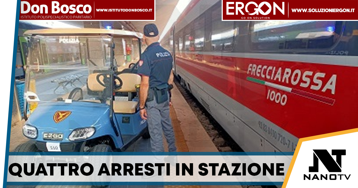 Napoli Centrale, controlli della Polizia: quattro arresti tra furti e aggressioni