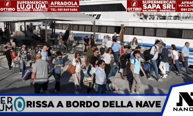 Rissa a bordo della nave, traghetto costretto a rientrare in porto