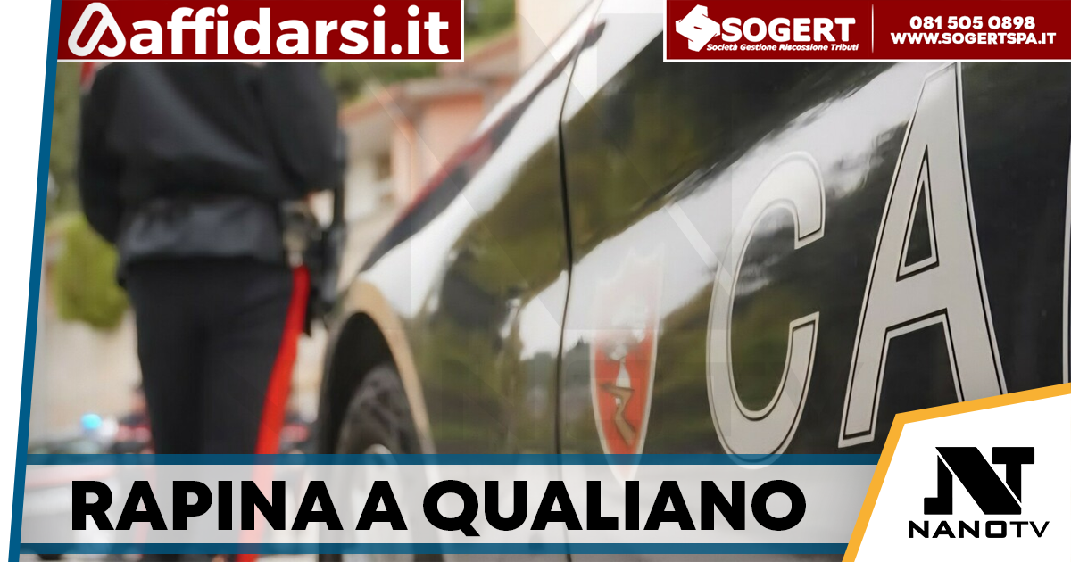 Qualiano, rapina all’ufficio postale: fermato un 19enne dai Carabinieri