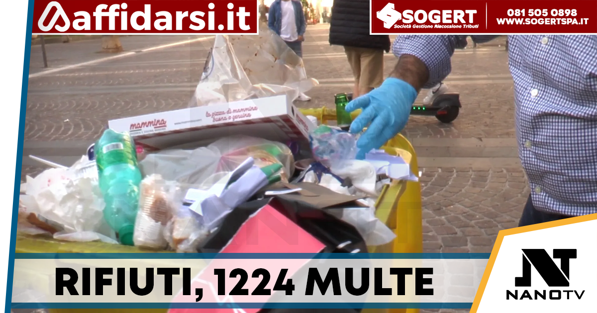 Napoli, oltre 1.200 verbali per rifiuti irregolari nei primi mesi del 2026