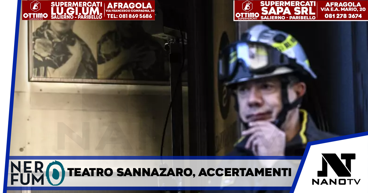 Rogo del teatro Sannazaro a Napoli, al via gli accertamenti della Procura