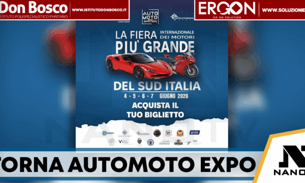 Automoto Napoli Expo 2026: torna alla Mostra d’Oltremare la grande festa dei motori