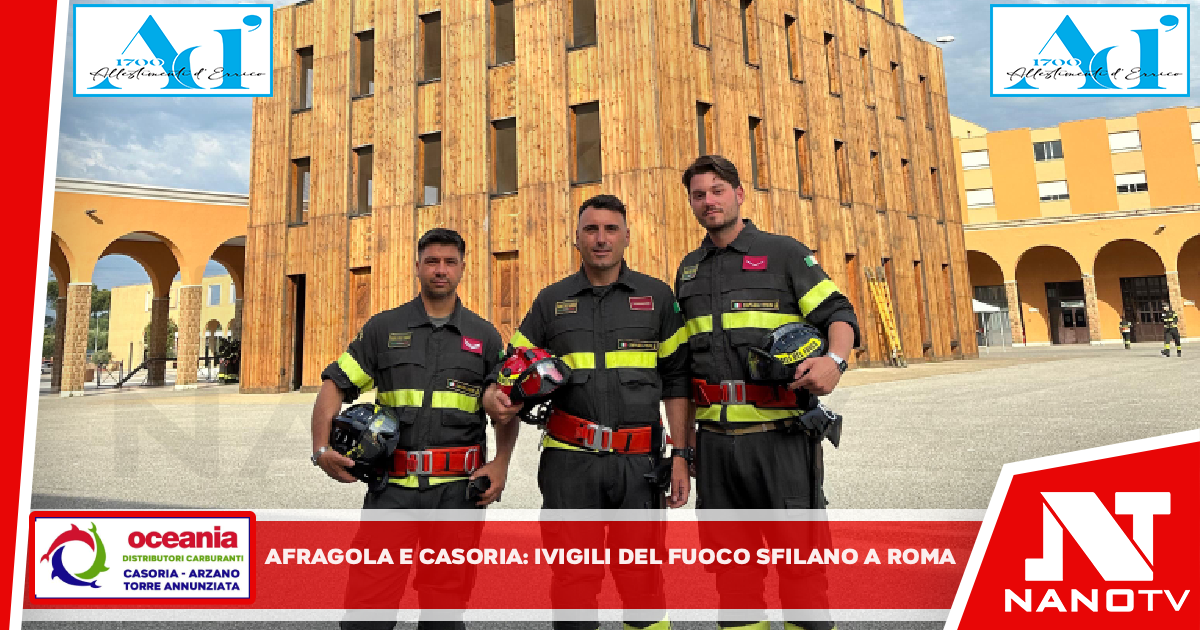 *Afragola e Casoria sfilano al 2 giugno: orgoglio dei Vigili del Fuoco in parata a Roma*