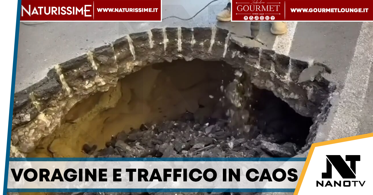 Voragine all’Arenella, traffico in tilt dopo la chiusura di via San Giacomo dei Capri