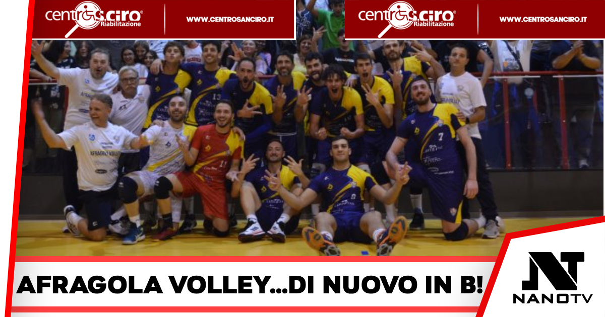 Afragola-La squadra di volley compie ancora un miracolo sportivo… Di nuovo in B!