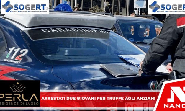 *Forio d’Ischia. L’ennesima truffa, l’ennesimo arresto. I Carabinieri della Compagnia di Ischia arrestano un 18enne e un 19enne per truffa in danno di anziani.*