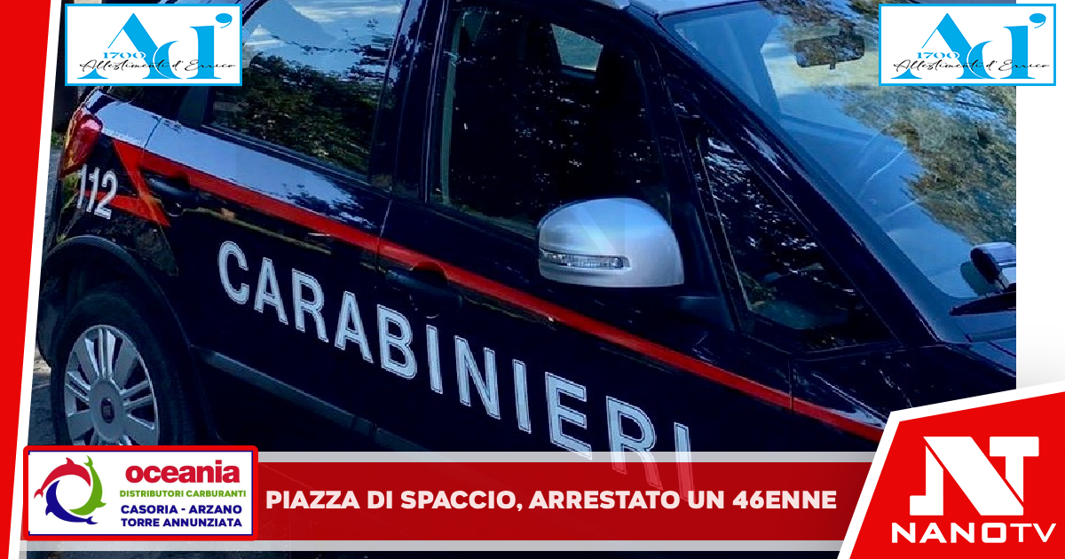 *NAPOLI: tre lati, una sola uscita. Carabinieri smantellano piazza di spaccio. 46enne in manette*