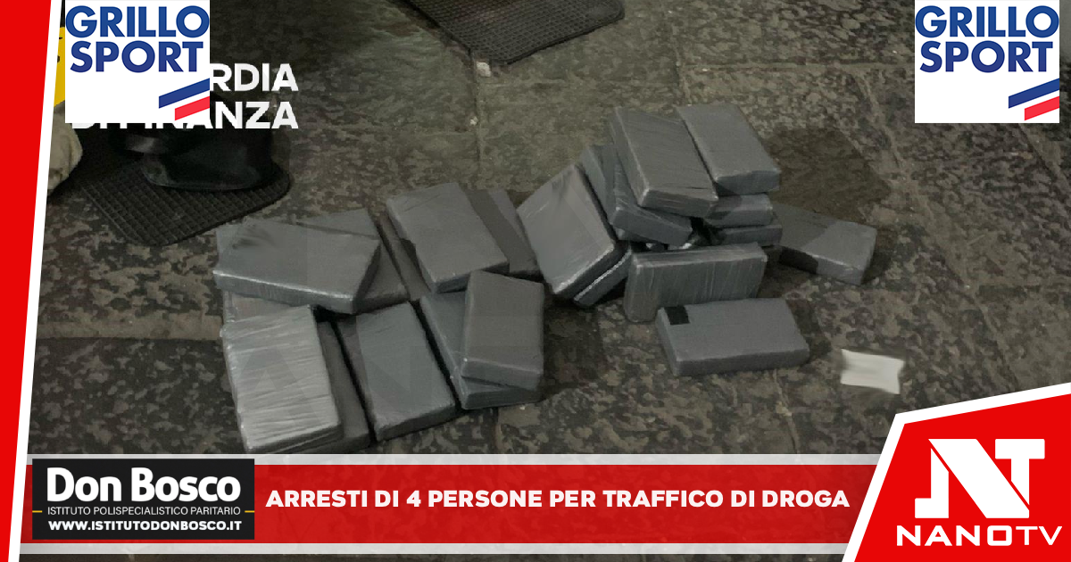 Napoli: la Guardia di Finanza ha eseguito arresti nei confronti di 4 persone per traffico di sostanze di stupefacenti