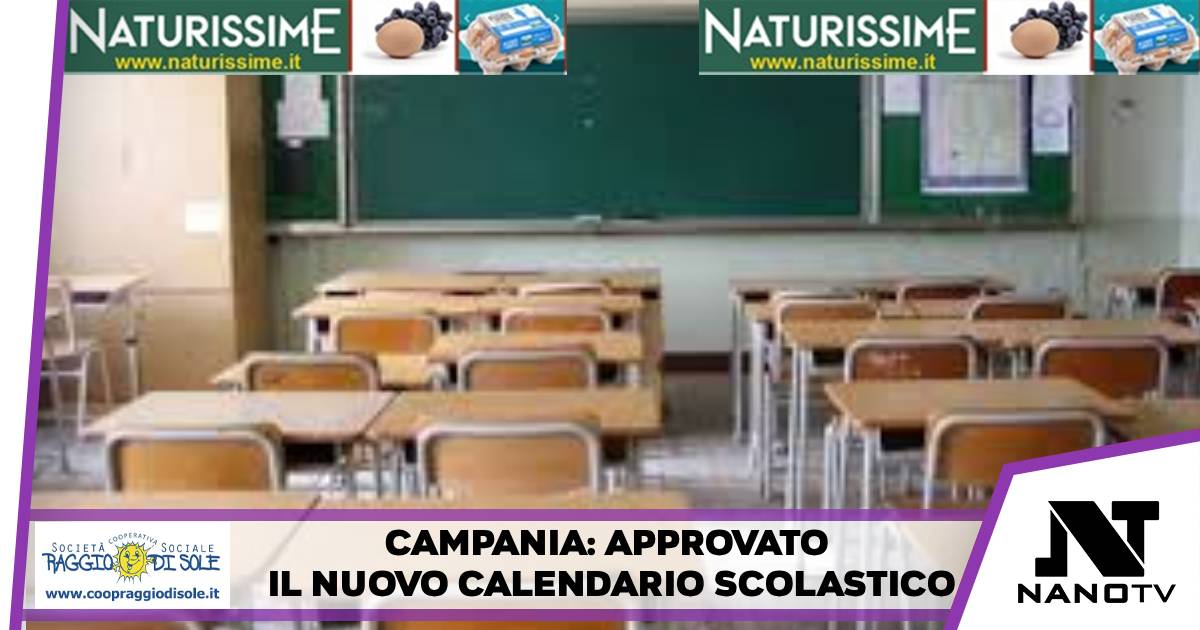 Campania, si torna in aula il 15 settembre: approvato il calendario scolastico e la svolta per “Scuola Viva in Cantiere”