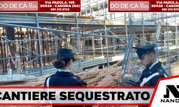 Massa Lubrense, cantiere sequestrato dai carabinieri: gravi violazioni sulla sicurezza