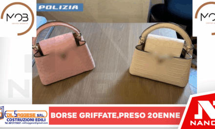 Capri-Ruba due borse “griffate”. Arrestato un 20enne dalla Polizia di Stato.