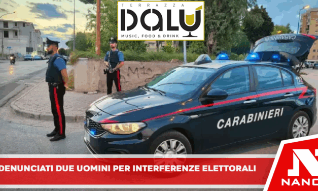 Casandrino : I carabinieri della stazione di Grumo Nevano hanno saputo che due individui in sella due scooter percorrevano le strade di Casandrino interferendo con le attività elettorali.