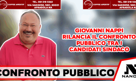 Casalnuovo, Giovanni Nappi rilancia il confronto pubblico tra i candidati sindaco: “La politica deve parlare ai cittadini”