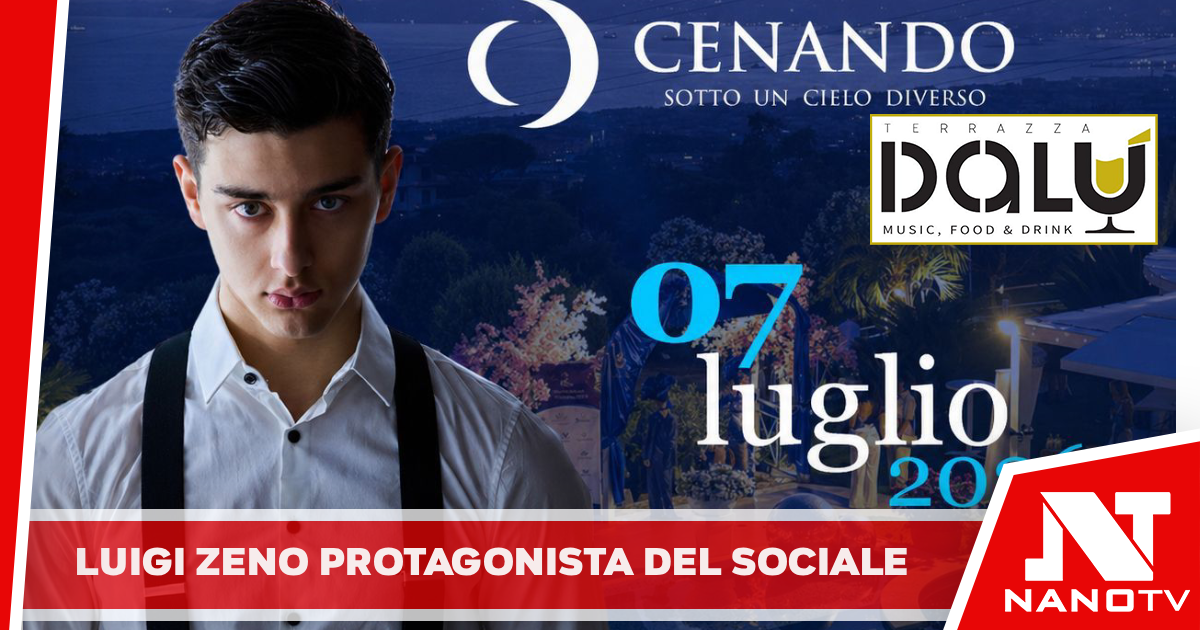 Luigi Zeno protagonista del sociale: testimonial dell’evento benefico “Cenando sotto un Cielo Diverso”