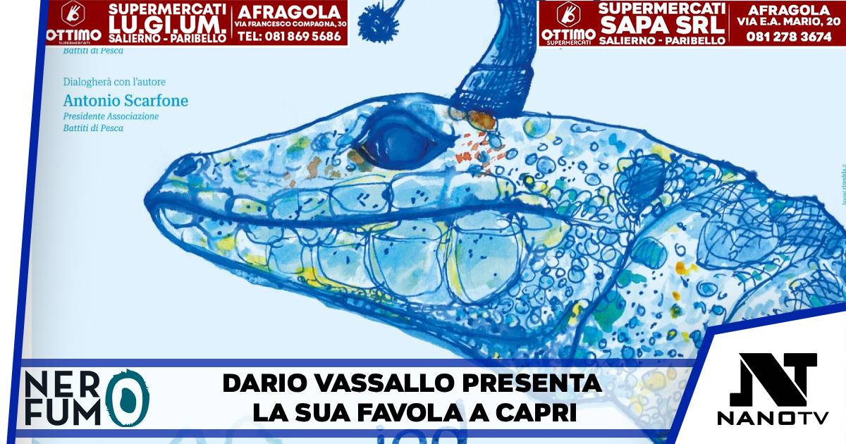 Capri tra mito e ambiente: Dario Vassallo presenta la favola della Lucertola Azzurra