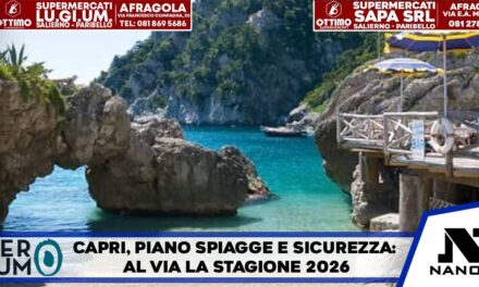 Capri, al via il piano sicurezza per l’estate 2026: ingressi contingentati a mare e spiagge protette