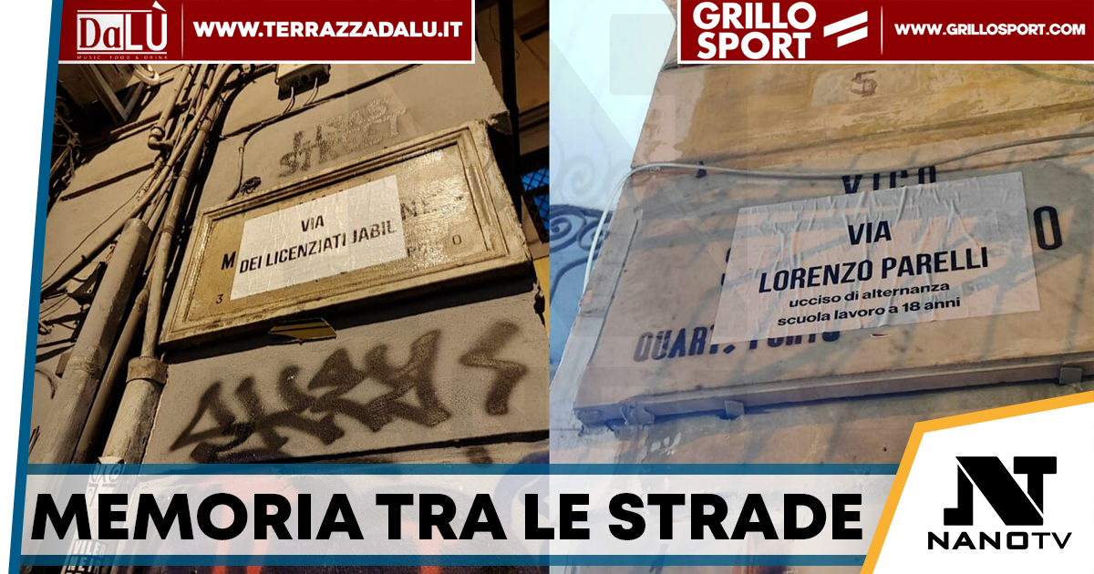 Napoli, Potere al Popolo rinomina le strade: cartelli per ricordare i morti sul lavoro