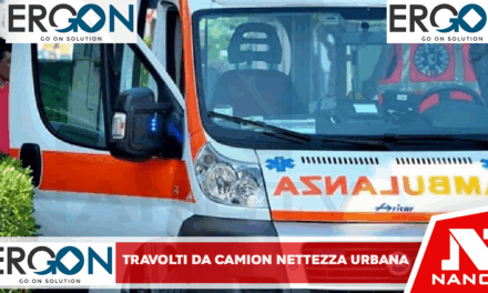 Coppia di turisti travolta dal camion della nettezza urbana: lui muore, lei in ospedale