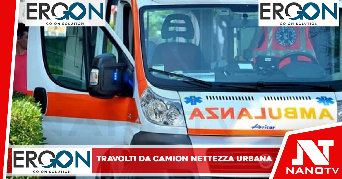 Coppia di turisti travolta dal camion della nettezza urbana: lui muore, lei in ospedale
