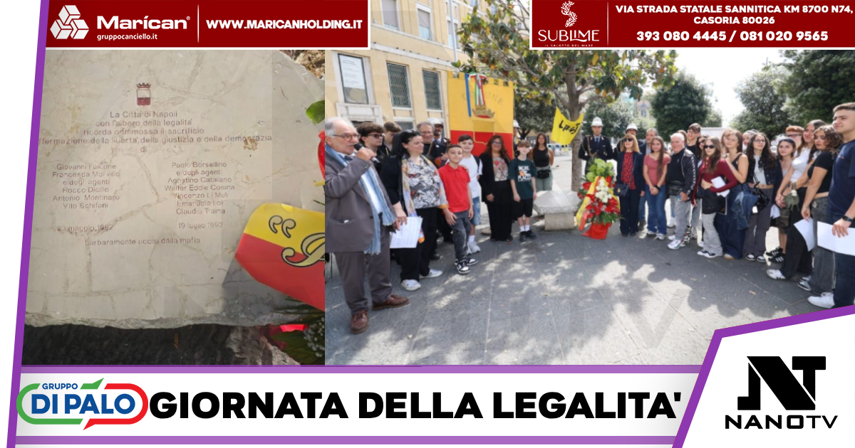 Napoli -Giornata della Legalità nel ricordo di Falcone, Borsellino e le scorte