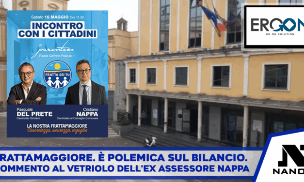 Frattamaggiore. Pasquale Del Prete e Cristiano Nappa domanin incontrano i cittadini: intanto è polemica sul bilancio. Commento al vetriolo dell’ex assessore