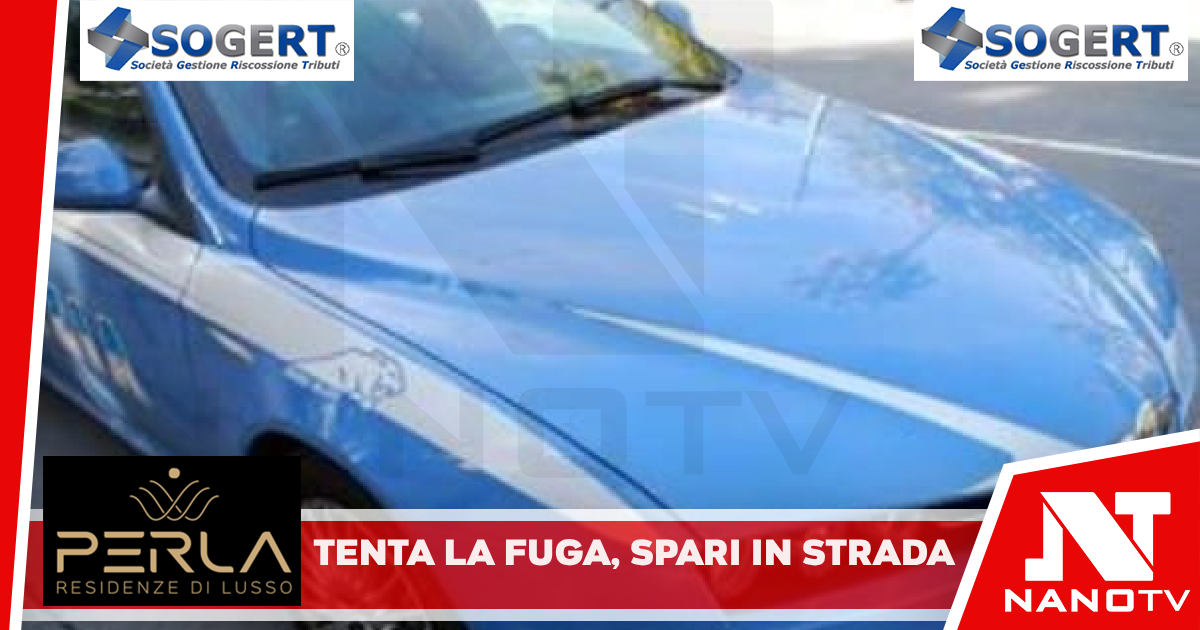 Si accorge di essere pedinato dalla polizia e tenta la fuga: spari in strada, agente ferito