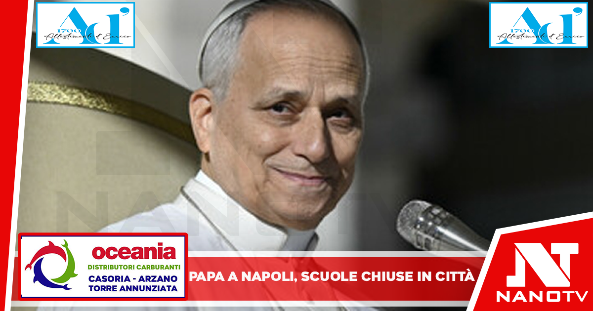 Papa a Napoli venerdi 8 maggio, scuole chiuse in città