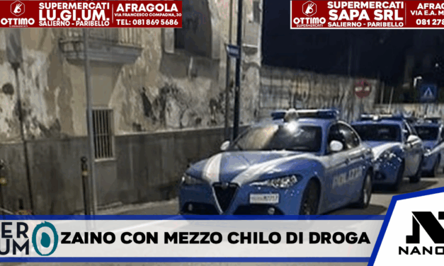 Zaino con mezzo chilo di droga, in corso le indagini della Polizia Locale