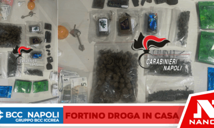 Napoli,Rione Traiano, arrestato per spaccio 21enne: sequestrata oltre mezzo chilo di droga