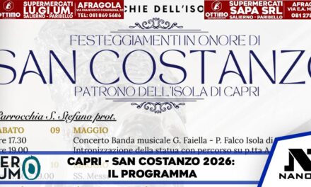 Capri – San Costanzo 2026: il programma