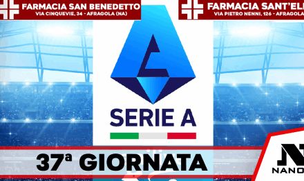 IL CALENDARIO DELLA 37ª GIORNATA