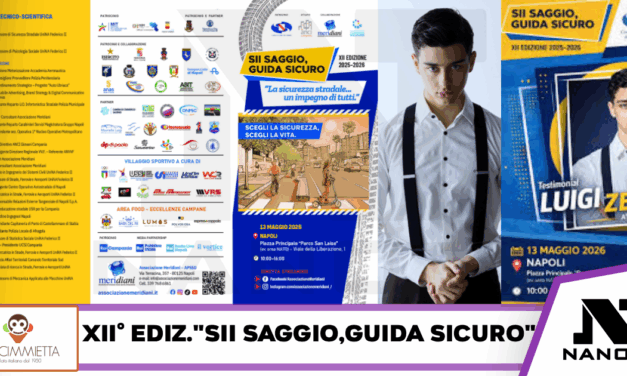 Napoli-Luigi Zeno testimonial della XII edizione di “Sii Saggio, Guida Sicuro”